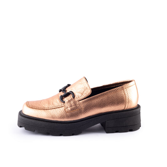 MOCASÍN ADRIANA - ORO ROSA