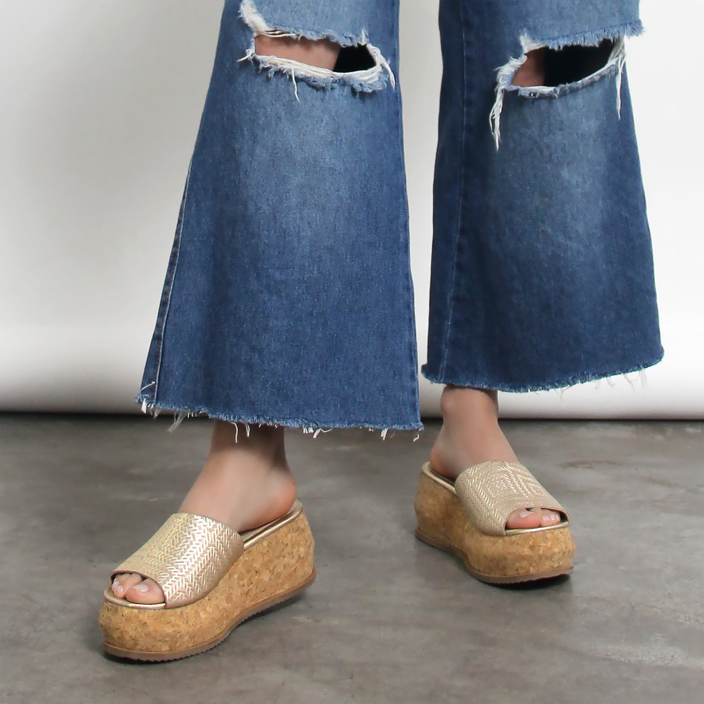 MAPI SANDAL - CHAMPAGNE