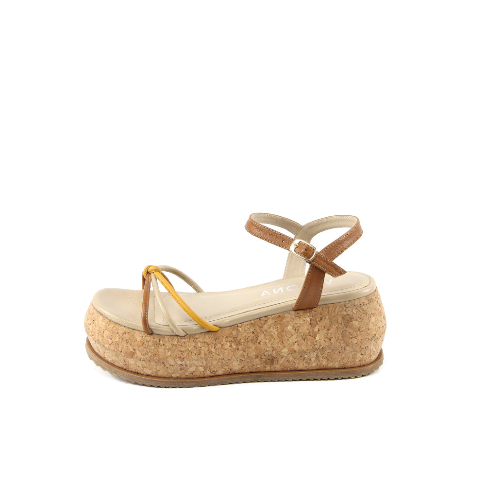 PEACE SANDAL - CAMEL