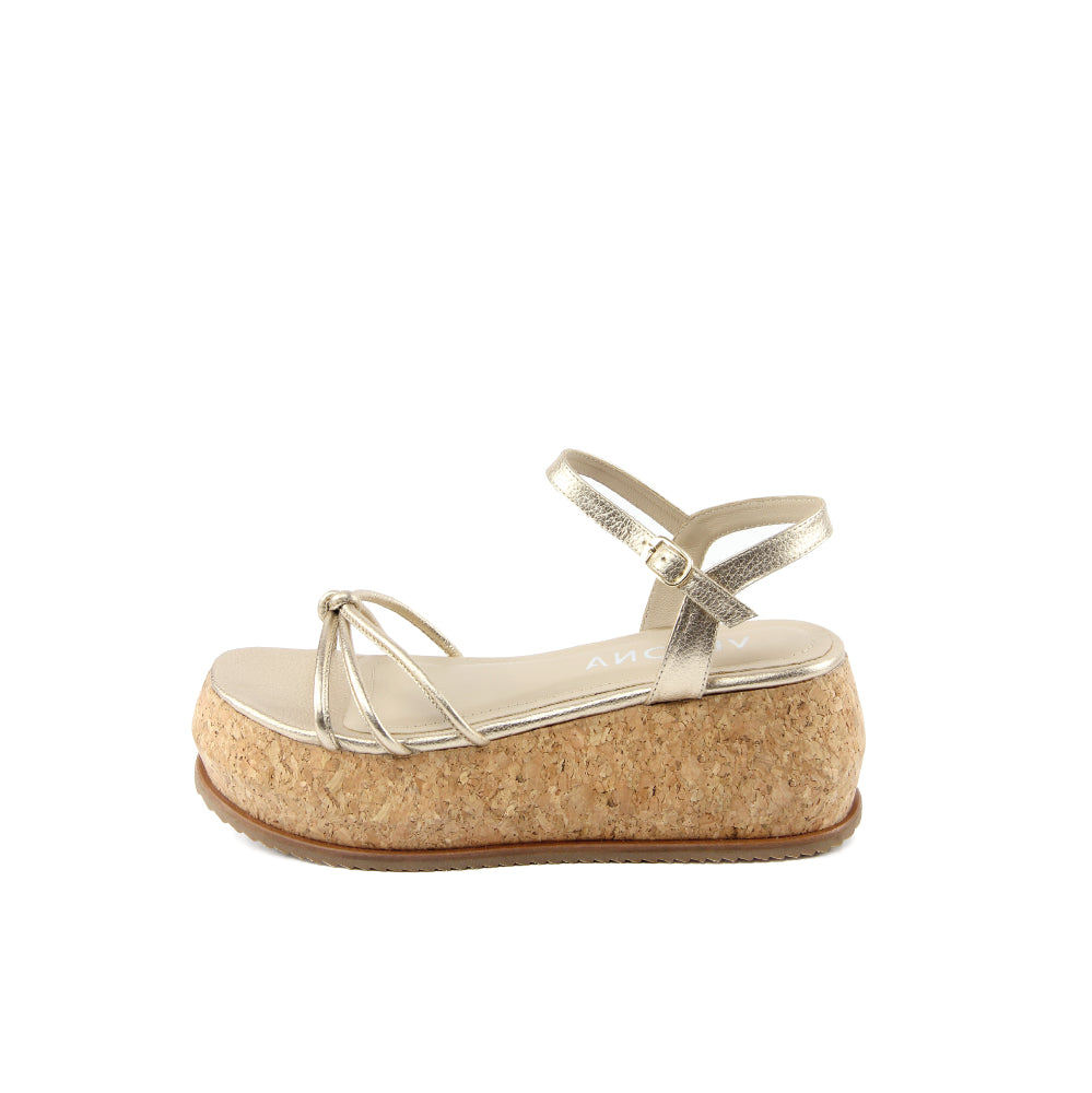 PEACE SANDAL - CHAMPAGNE